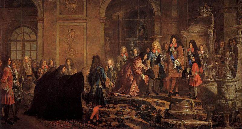 Louis XIV. empfangt den Dogen von Genua in Versailles, Louis XIV s